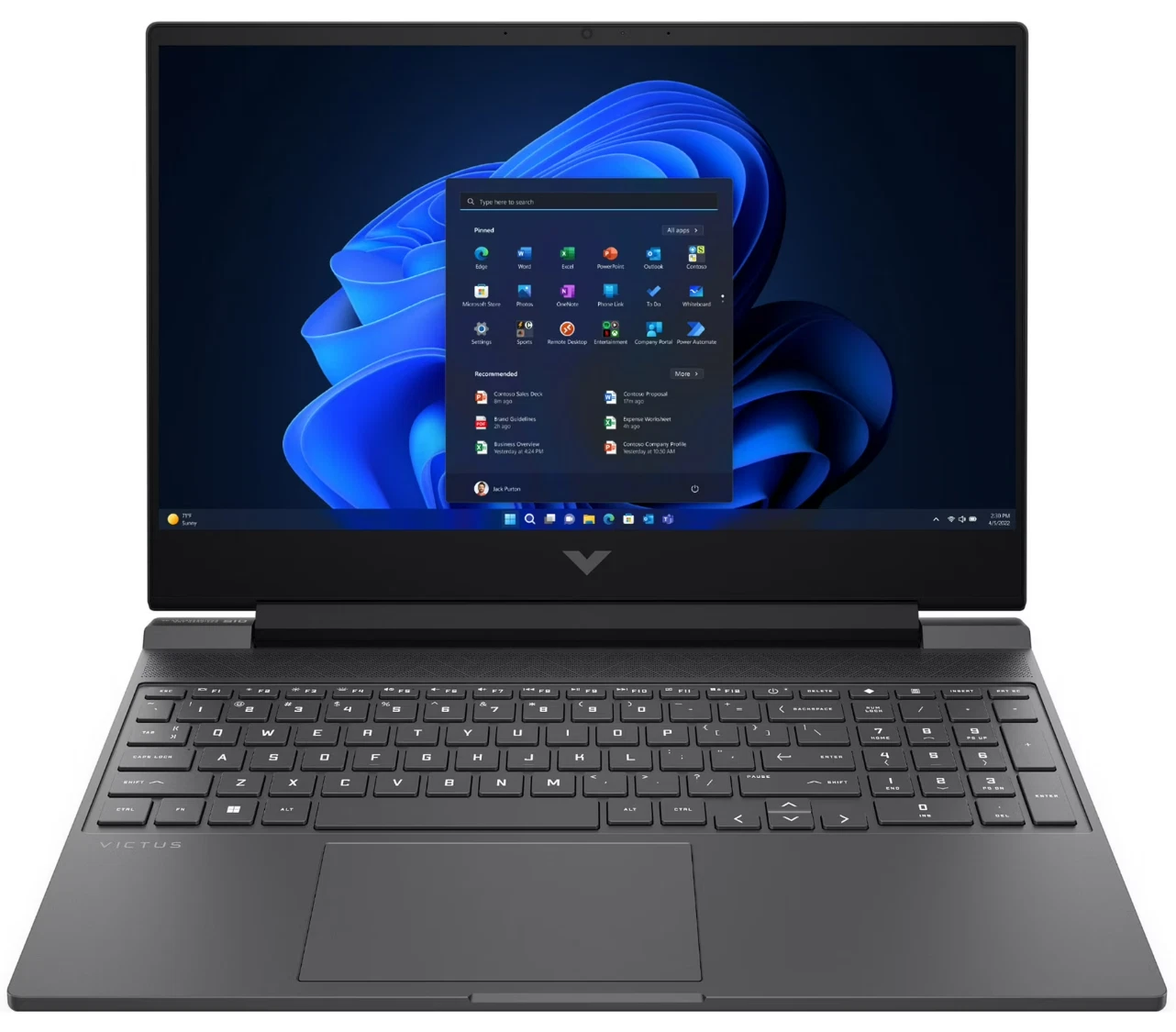 NB HP VICTUS 15-FA2082WM I5-13420H/16GBD4/512SSD/15.6/IPS/144HZ/RTX4050 6GB/W11/ING/SILVER